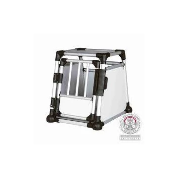 Trixie Transport Box - Aluminium szállítóbox (ezüst) 55×62×78cm (max:20kg)