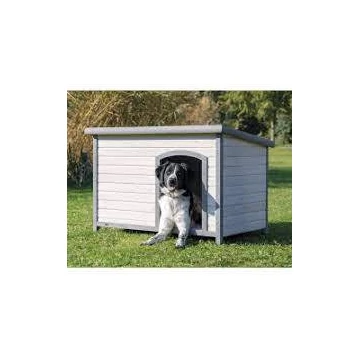 Trixie Classic Dog Kennel - kutyaház (szürke) féltetõs (L) 116x82x79cm