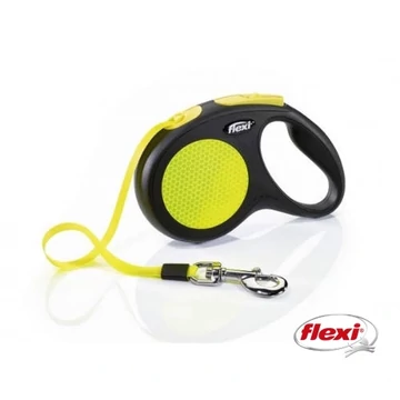 Flexi New Neon "M" - Szalagos Automata Póráz (5m)