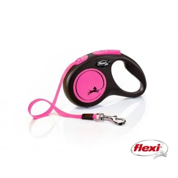 Flexi New Neon &quot;S&quot; - Szalagos Automata Póráz (5m)