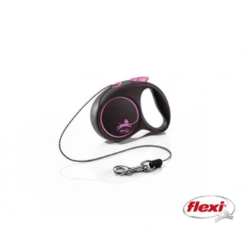 Flexi Black Design &quot;XS&quot; - Zsinóros Automata Póráz (3m)