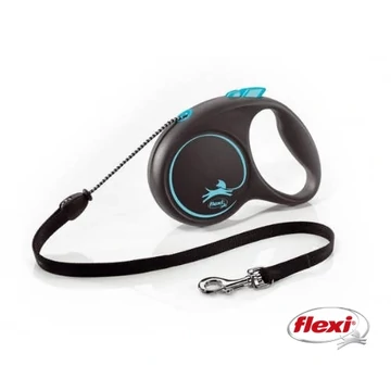 Flexi Black Design &quot;M&quot; - Zsinóros Automata Póráz (5m)