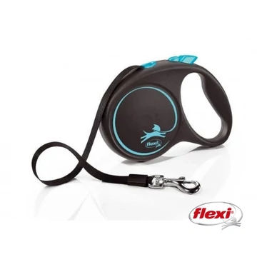 Flexi Black Design &quot;L&quot; - Szalagos Automata Póráz (5m)