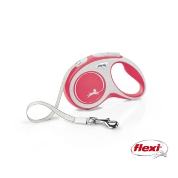 Flexi New Comfort "S" (piros) - szalagos automata póráz (5m)