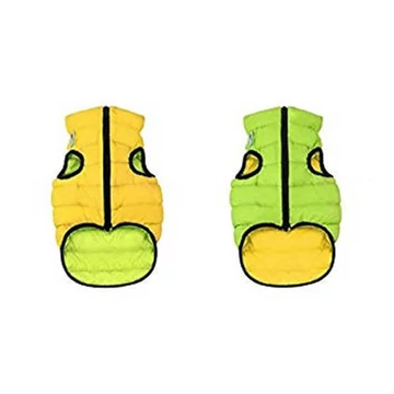 AiryVest kutyaruha kifordítható, XS 30, zöld-citromsárga