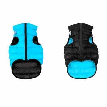 AiryVest Kutyaruha Kifordítható, M 40, Fekete-kék
