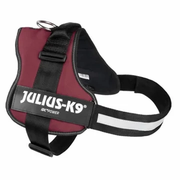 Julius K-9 Powerhám Felirattal 1 - Es Méret (bordó) 23-30kg-ig