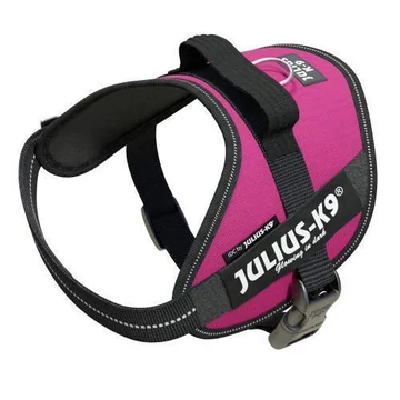 Julius-K9 IDC Power Harness - hám (felírattal, sötétrózsaszín) kutyák részére (2-es méret)