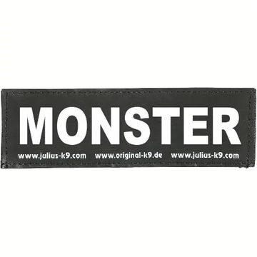 Julius K9-MONSTER felirat hámhoz kutyák részére (kicsi)