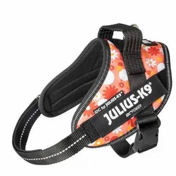 JK9 IDC Powerhám Felirattal, Méret 0 Rózsaszín Virágos