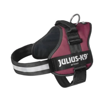 Julius K-9 Powerhám felirattal, 2-es méret (burgundy) 28-40kg-ig