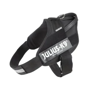 Julius-K9 IDC® Stealth® - Powerhám (fekete Szín,felirattal) (2-es Méret)