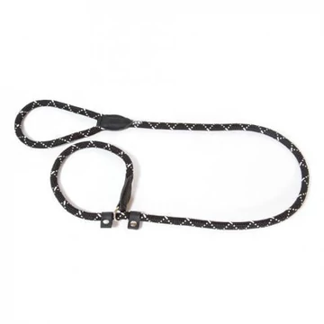 JK9 IDC Retriverpóráz, 12mm*2m, Kerek, Fekete-fluoreszkáló