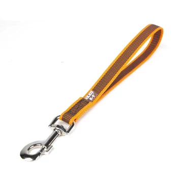 Julius K-9 Color & Gray - Gumis Póráz Narancs-szürke 20m/ 35cm Fogóval És O Gyűrűvel