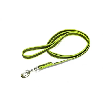 Julius K-9 Color&amp;Gray - póráz (gumis,neon-szürke) kutyák részére (20mm/2m)