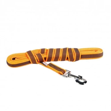 Julius-K9 Color&Gray Leashes - Póráz (gumis,narancs-szürke) Kutyák Rézére (20mm/5m)