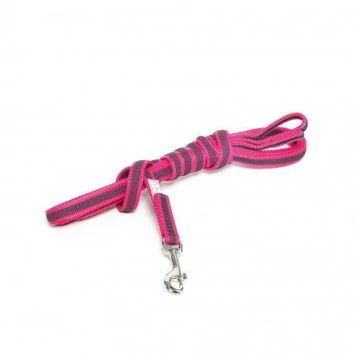 Julius K-9 Color&amp;Gray póráz (gumis, pink-szürke) kutyák részére (14mm/3m)