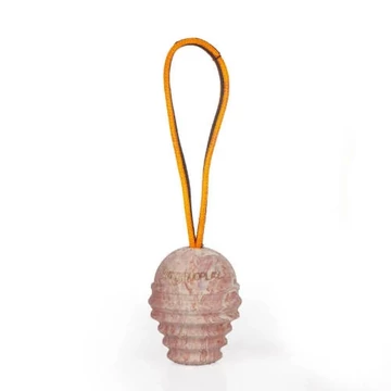 Julius-K9 Duoplay - játék (kaucsuk labda, narancs zsinórral) kutyák részére (14cm)
