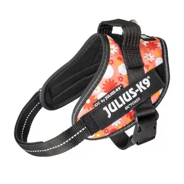 Julius-K9 IDC Powerhám, méret 1 Rózsaszín virágos