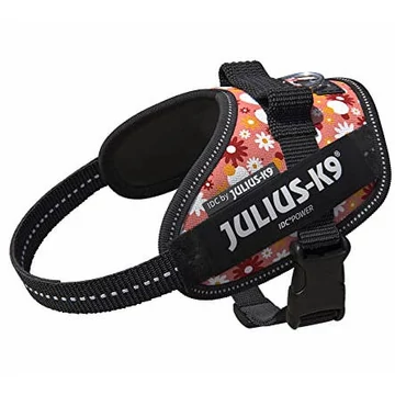 Julius-K9 IDC Powerhám, Mini-Mini Rózsaszín Virágos