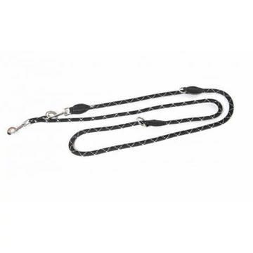 Julius-K9 IDC Felvezetõ póráz, 12mm*2,2m, kerek, fekete-fluoreszkáló