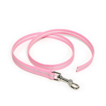 Julius-K9 IDC Lumino-póráz foszforeszkáló, pink, metál karabínerrel, 80cm, fogó nélkül