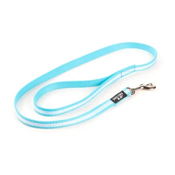 Julius-K9 IDC Póráz Utánvilágító, Aquamarine, 14mm*1m, Fogós/Dkarika