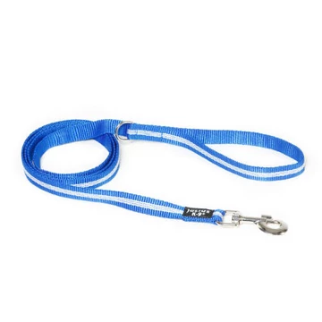 Julius-K9 IDC Póráz utánvilágító, kék, 14mm*1,8m, fogós/Dkarika