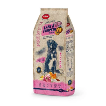 alicePROFESSIONAL 17kg Adult Balance Lamb&amp;Pumpkin száraztáp - Felnõtt kutyák részére