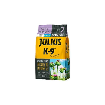 Julius K-9 Utility Dog Hypoallergenic Lamb,herbals Puppy (bárány,gyógynövény) száraztáp - Kölyök kutyák részére