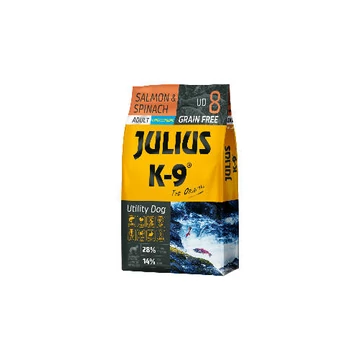 Julius K-9 10kg UD8 Utility Dog Hypoallergenic Salmon,spinach Adult (lazac,spenót) száraztáp - Felnõtt kutyák részére