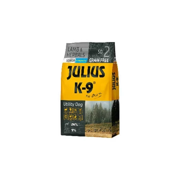 Julius K-9 Utility Dog Hypoallergenic Lamb,herbals Senior (bárány,gyógynövény) száraztáp - Idõs,túlsúlyos kutyák részére