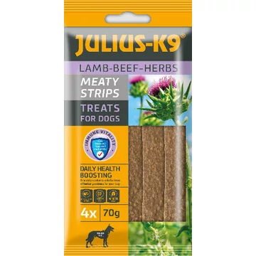 JULIUS K-9 Meaty Snacks Jutalomfalat (bárány,gyógynövény) - (70g)