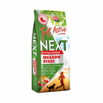 FitActive Next Meadow Stars Hypoallergenic Adult (nyúl,bárány,marha,rizs,alma) Száraztáp - Ételallergiás, Felnőtt Kutyák Részére