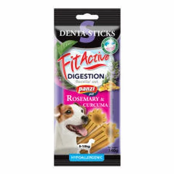 FitActive SNACK Denta-Sticks Hypoallergenic Digestion - Jutalomfalat (rozmaring, Kurkuma)
