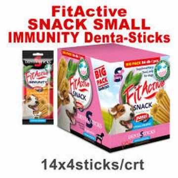 FitActive SNACK Denta-Sticks Hypoallergenic Immunity - Jutalomfalat (vörösáfonya, Kurkuma)