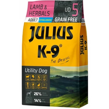 JULIUS K-9 3kg Adult Small Lamb &amp; Herbals Száraztáp (3kg)