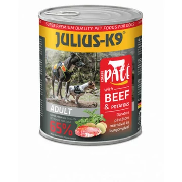 Julius-K9 konzerv Adult - nedveseledel (marha,burgonya) felnõtt kutyák részére (800g)