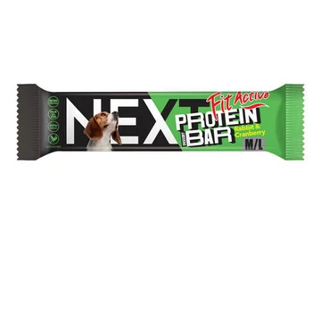FitActiveNEXT Protein dessert Bar 55g Rabbit&amp;Cranberry - kutyák részére (55g)