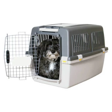 Trixie Gulliver IATA Transport Box - szállítóbox (szürke) kutyák részére (73x75x104cm) L
