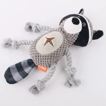 KING Plüss Mosómedve Falattartó Zsebbel