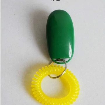 PetOasis Klikker Csuklóra Akasztható Pánttal, Zöld