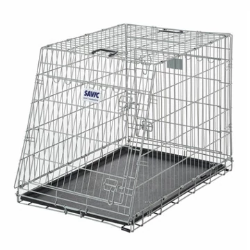SAVIC Dog Residence mobil kennel 76cm, világos szürke ketrec