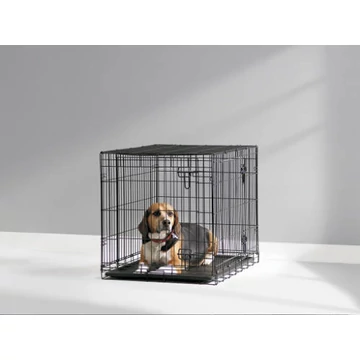 SAVIC Dog Cottage - ketrec (fekete) kutyák részére (91x57x62cm)