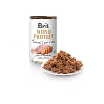Brit Mono Protein Pulyka &amp; ÉDESBURGONYA 400g