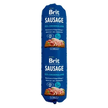Brit Premium Kutyaszalámi CSIRKE &amp; BÁRÁNY 800g