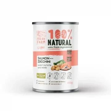 Fresh Farm Pástétom Lazaccal, Cukkinivel, Édesburgonyával És Fűszernövényekkel