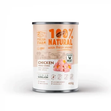 Fresh Farm Gulyás csirkével, sütőtökkel és almával felnőtt kutyáknak