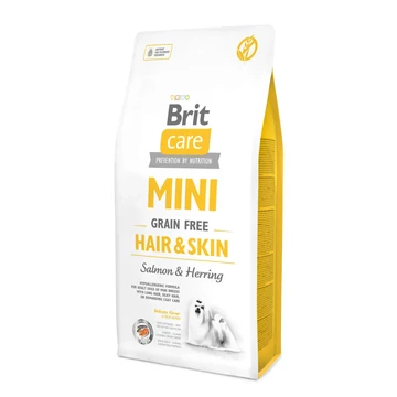 Brit Care MINI - HAIR &amp; SKIN LAZAC &amp; HERING Hipoallergén, Gabonamentes