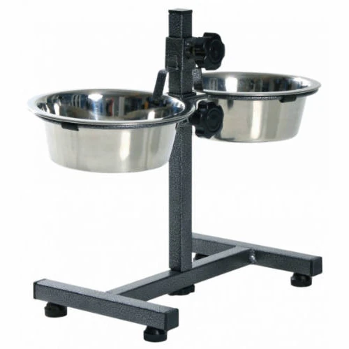 Trixie Fémtál Állvány 2x0,75l, 15cm